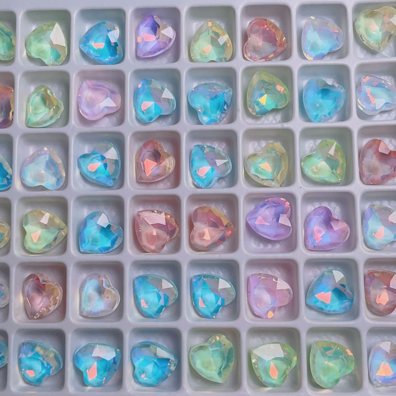 Mocha Glass Diamond Color Mix