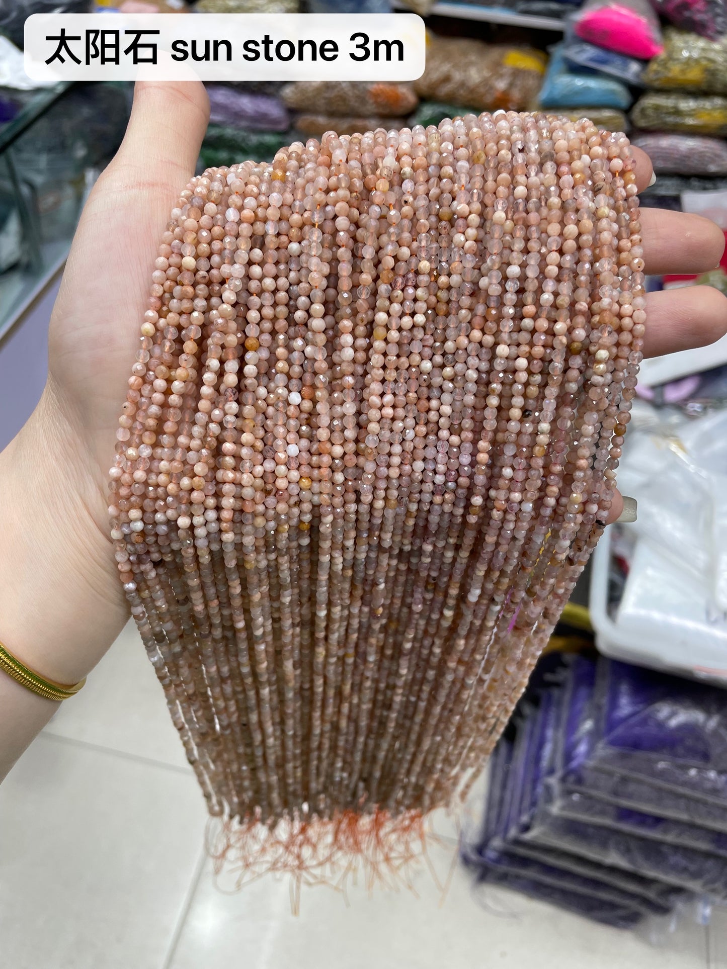 Crystal Faceted Beads 3mm