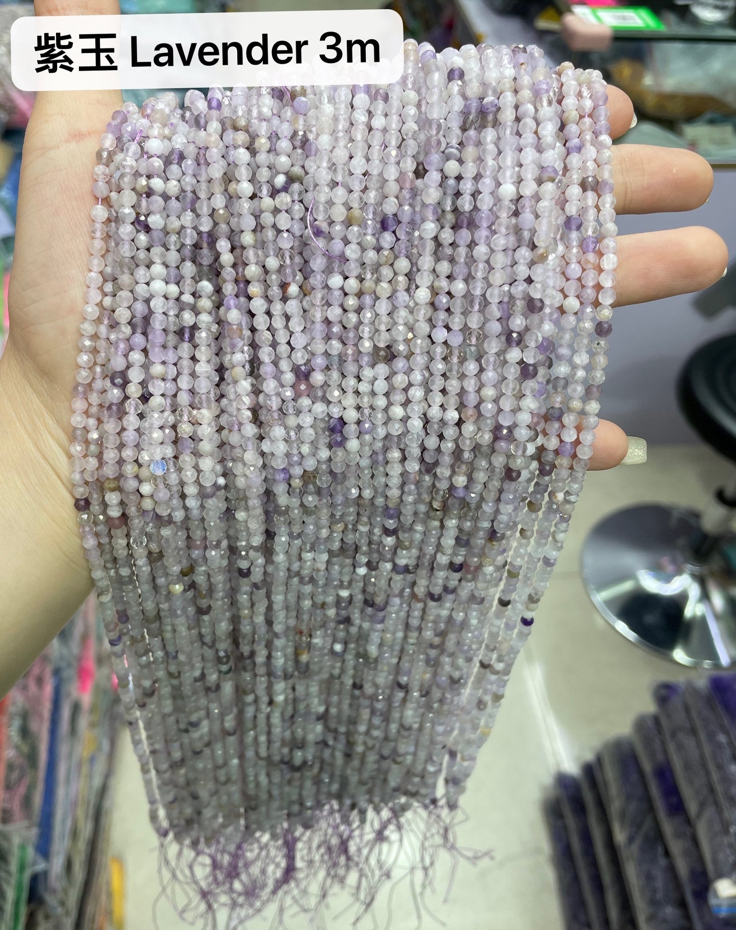 Crystal Faceted Beads 3mm