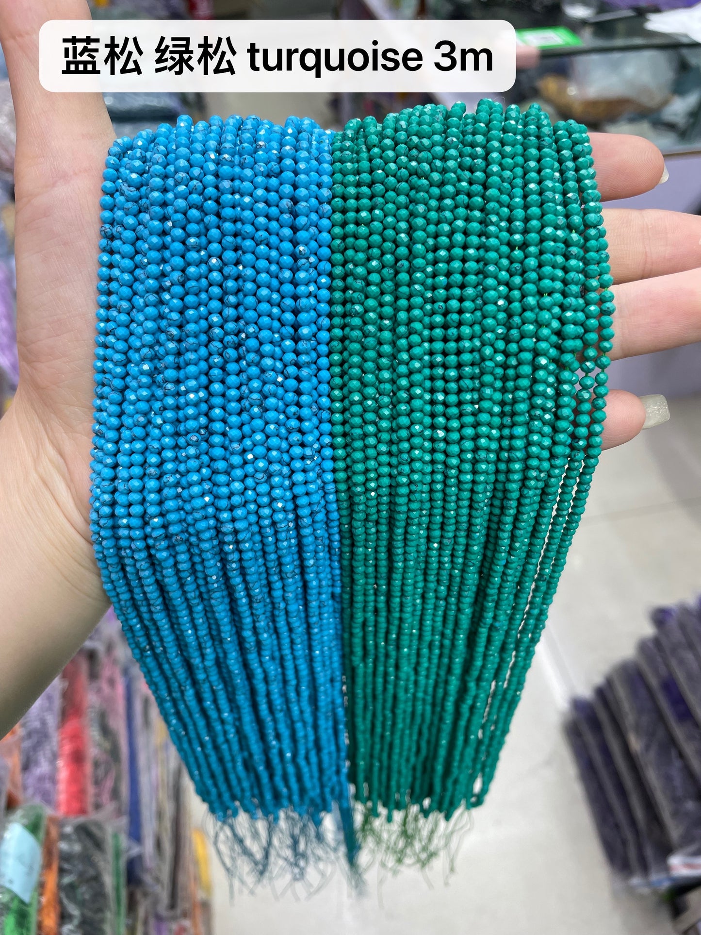 Crystal Faceted Beads 3mm
