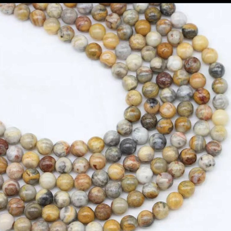 【wholesale】 6/8/10 MM Round Crystal Faceted Bead For Bracelet Jewelry DIY