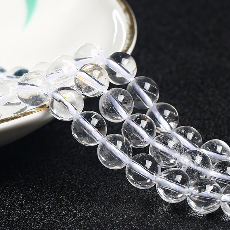 【wholesale】 6/8/10 MM Round Crystal Faceted Bead For Bracelet Jewelry DIY