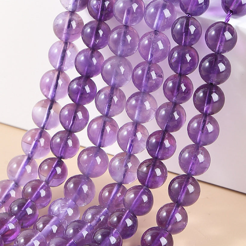 【wholesale】 6/8/10 MM Round Crystal Faceted Bead For Bracelet Jewelry DIY