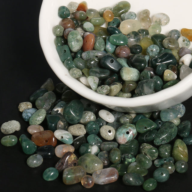 【MGR】 Natural Gravel Crystal Beads Irregular Bulk Specimen Chip Beads for Jewelry Making Bracelet