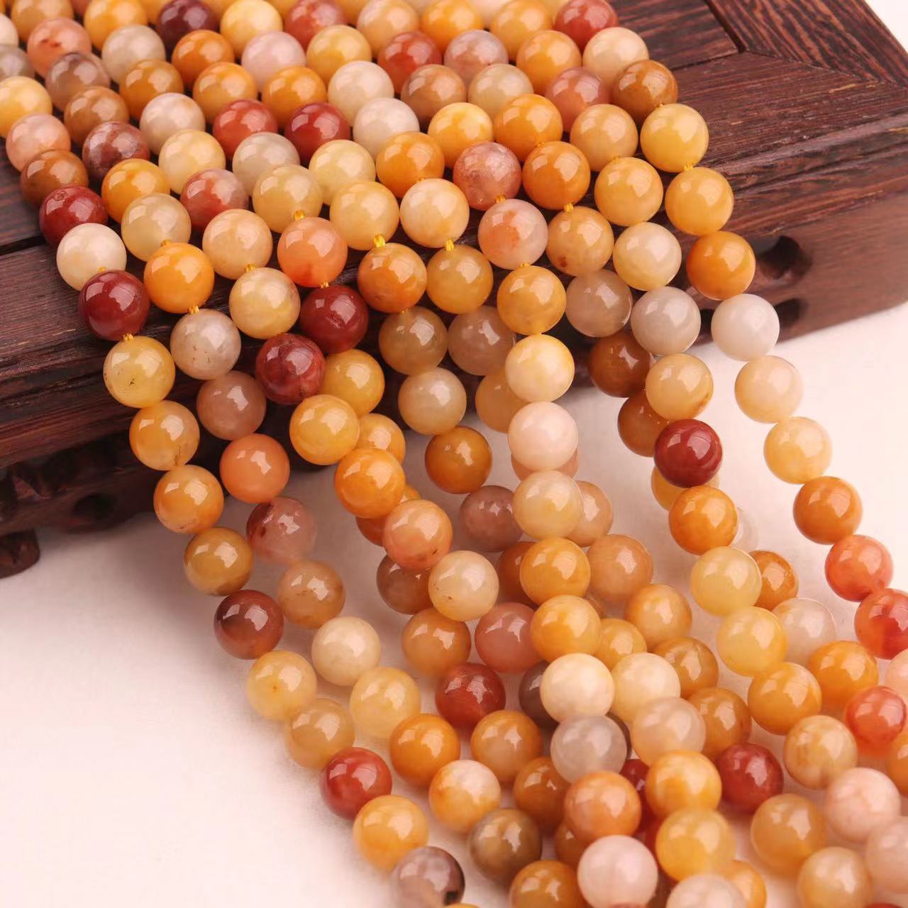 【wholesale】 6/8/10 MM Round Crystal Faceted Bead For Bracelet Jewelry DIY
