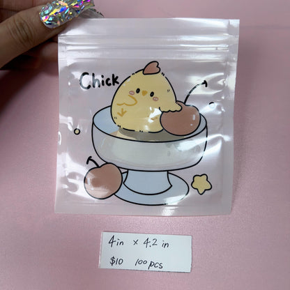 Cartoon little Square Packages( Chick Bear Sheep Bunny Pig)