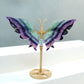 [Wholesale Price]Exquisite Rainbow Fluorite Crystal Butterfly Wings One of A Kind Pieces (Copy)