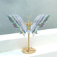 [Wholesale Price]Exquisite Blue Rainbow Fluorite Crystal Butterfly Wings One of A Kind Pieces