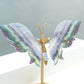[Wholesale Price]Exquisite Blue Rainbow Fluorite Crystal Butterfly Wings One of A Kind Pieces